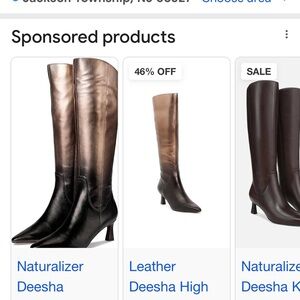 Naturalizer Ombre Brown and Copper Boots